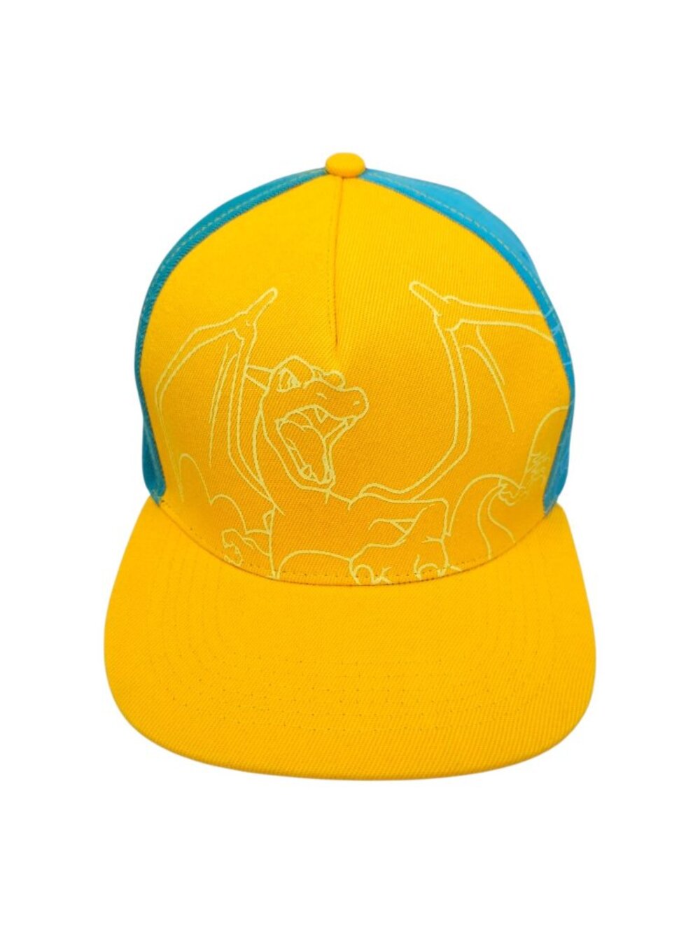 Pokemon Center Charizard Trucker Hat Snapback Cap Anime Graphic Stitch Nintendo